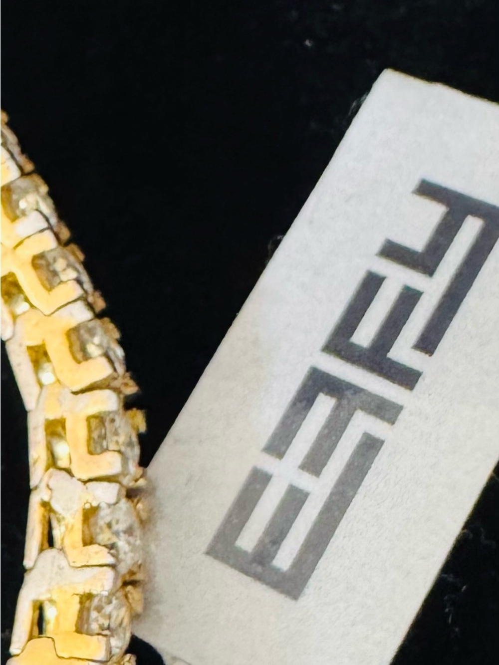 EFFY : Tennis bracelet , adjustable , made of gold plated 925 sterling silver.